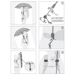 EuroSchirm - Swing Handsfree - Parapluie -Outdoor Énergie euroschirm swing handsfree parapluie detail 3