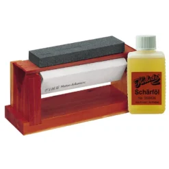 Herbertz - Holzblock Mit 3 Abziehsteinen - Couteau