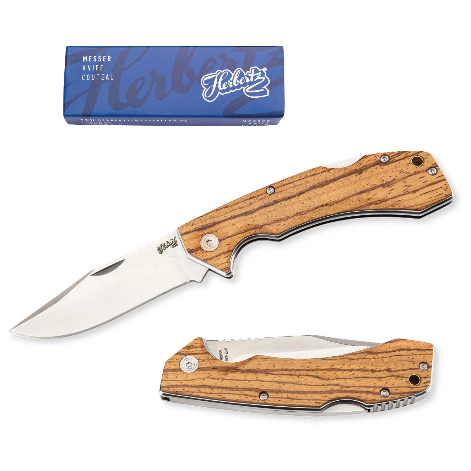 Herbertz - Taschenmesser Droppoint - Couteau 1 Herbertz - Taschenmesser Droppoint - Couteau