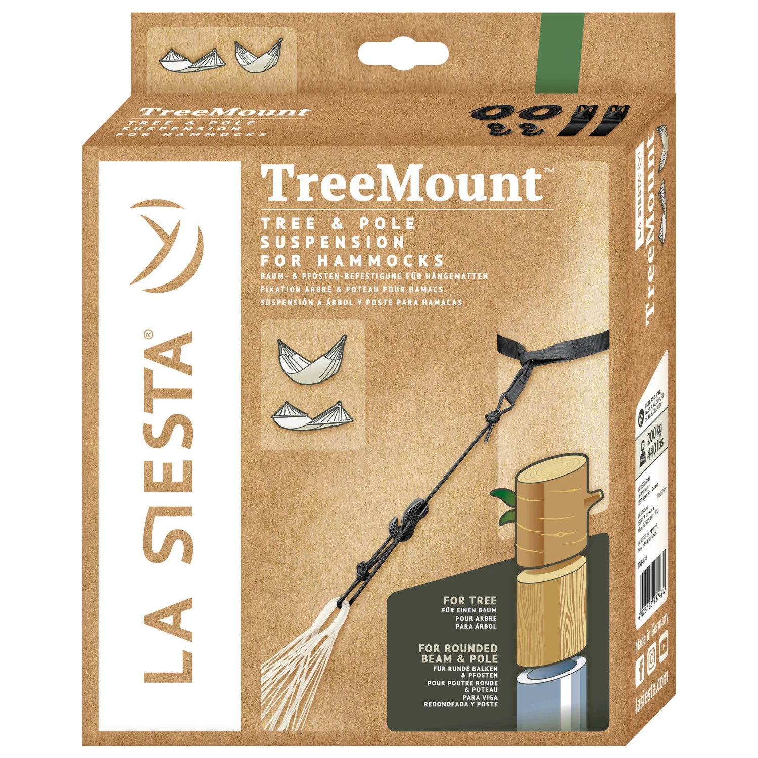 La Siesta - TreeMount Hängematte - Hamac 2 La Siesta - TreeMount Hängematte - Hamac – Image 2