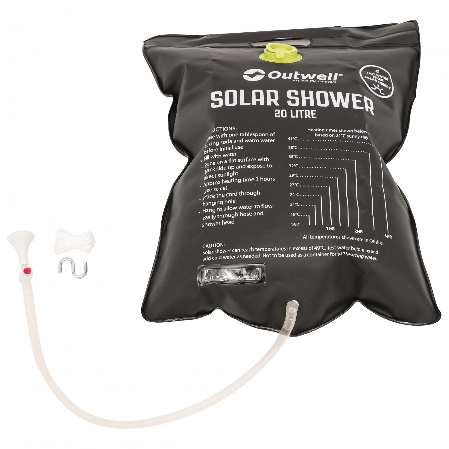 Outwell - Solar Shower - Douche De Camping 1 Outwell - Solar Shower - Douche De Camping